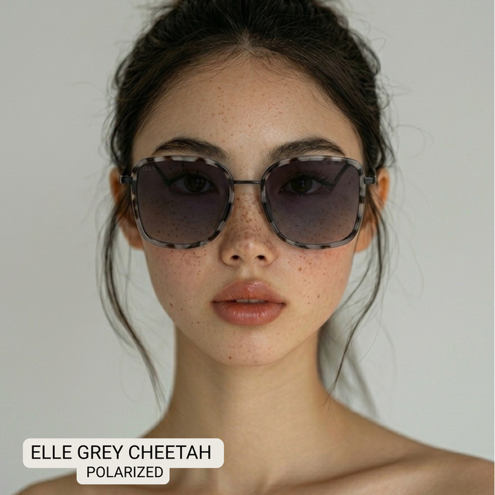 Elle - Women's Polarized Oversized Sunglasses