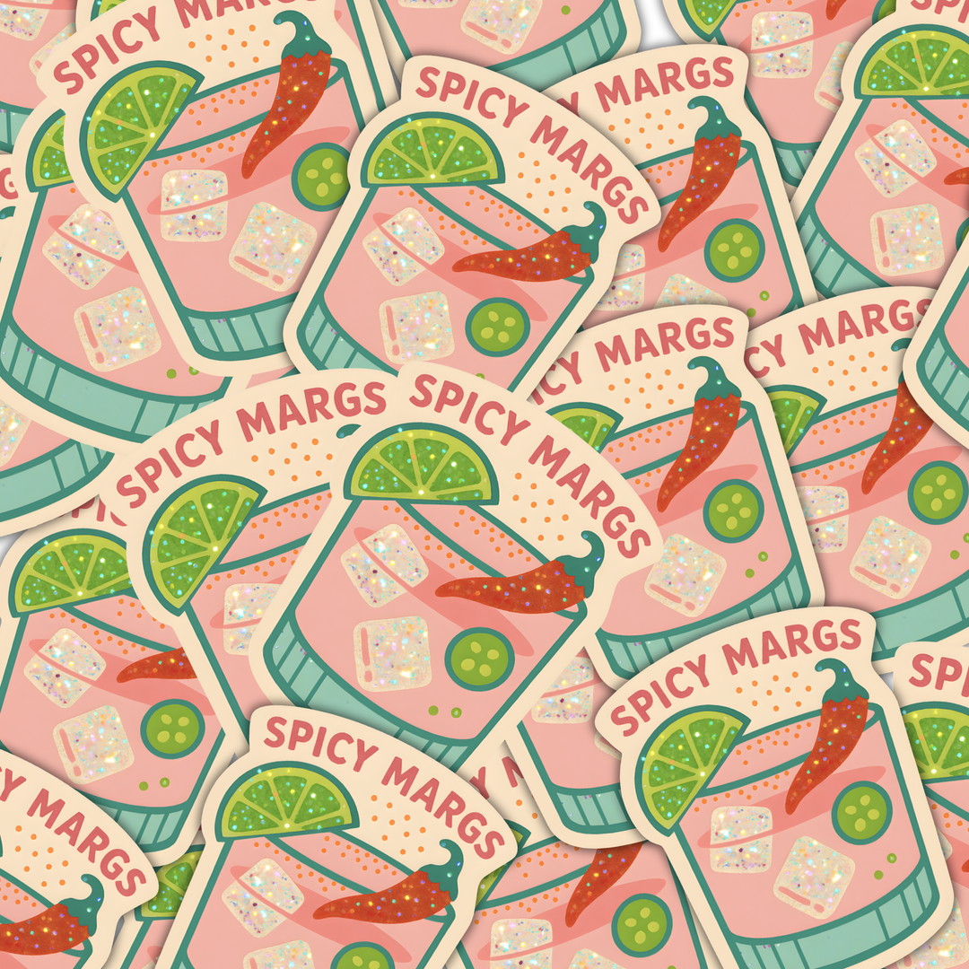 Spicy Margs Sticker – Cute Margarita Sticker