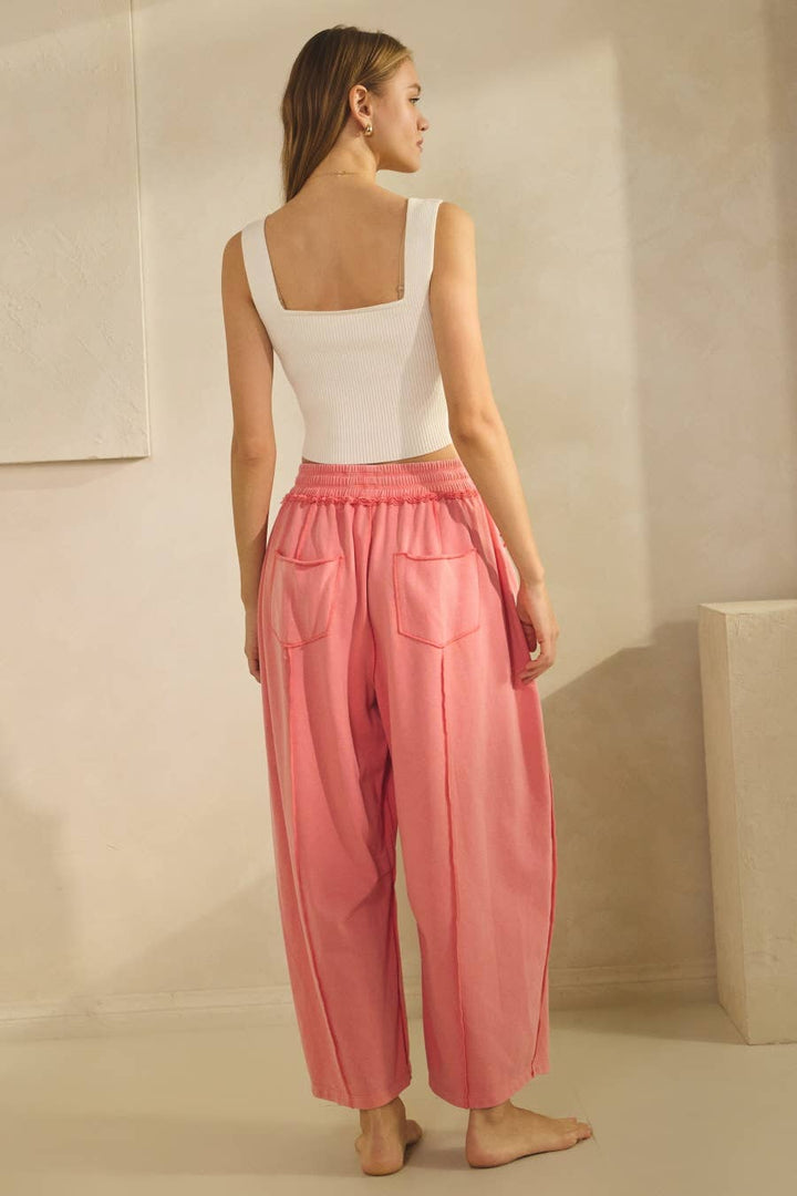 Washed French Terry Pants
