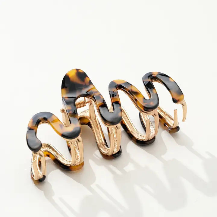 Willow Core Squiggle | Large Squiggle Metal Claw Clip (Copy)
