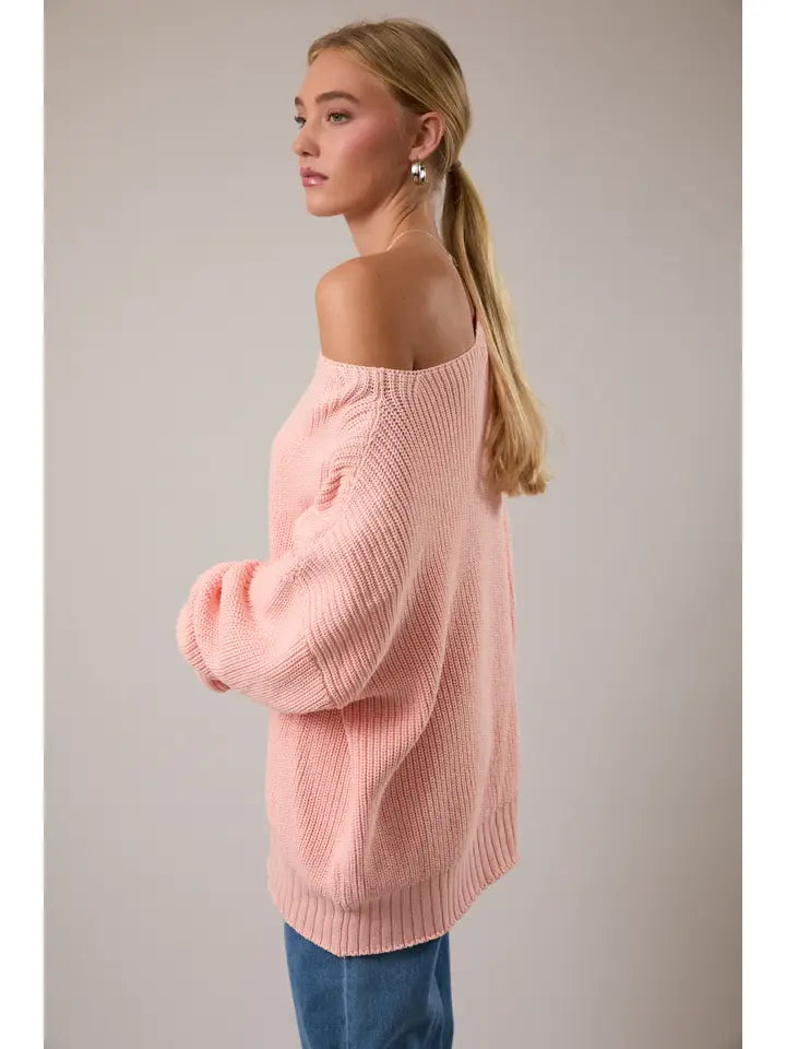 Funnel Neck Sweater Top