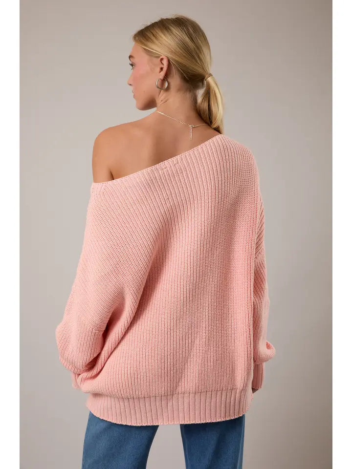 Funnel Neck Sweater Top