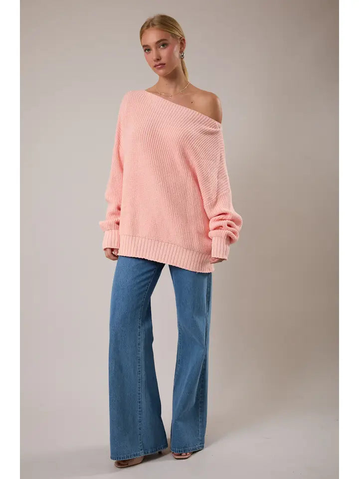 Funnel Neck Sweater Top