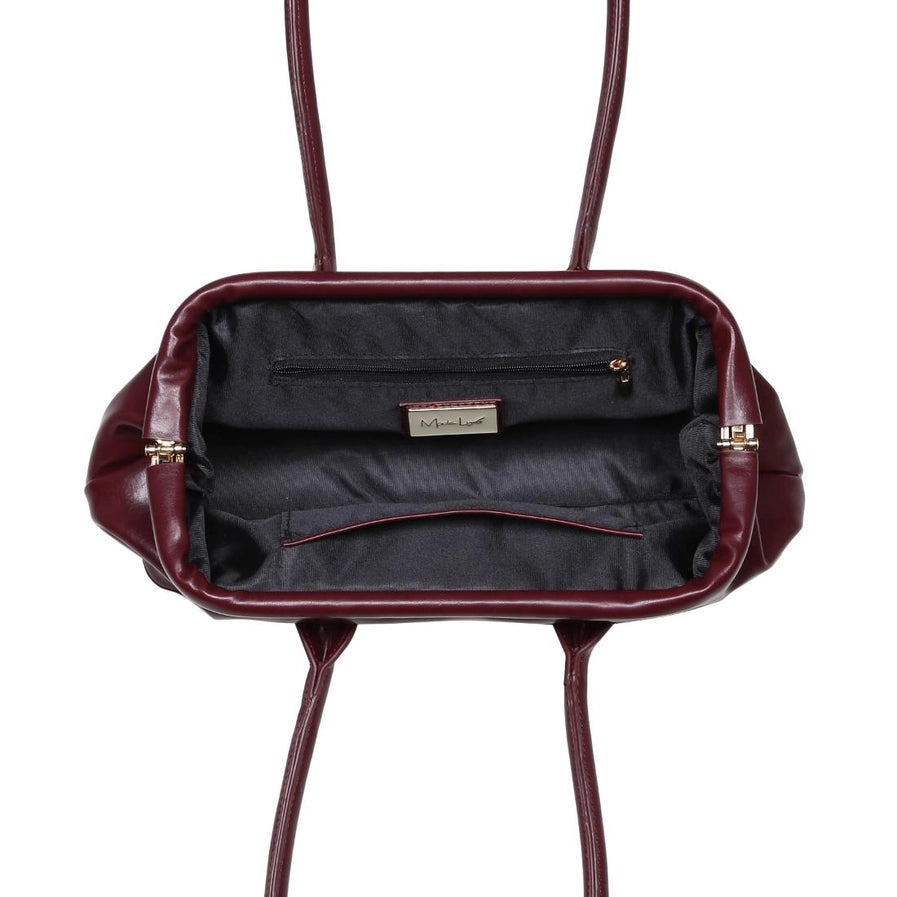 Nina Shoulder Bag – Burgundy